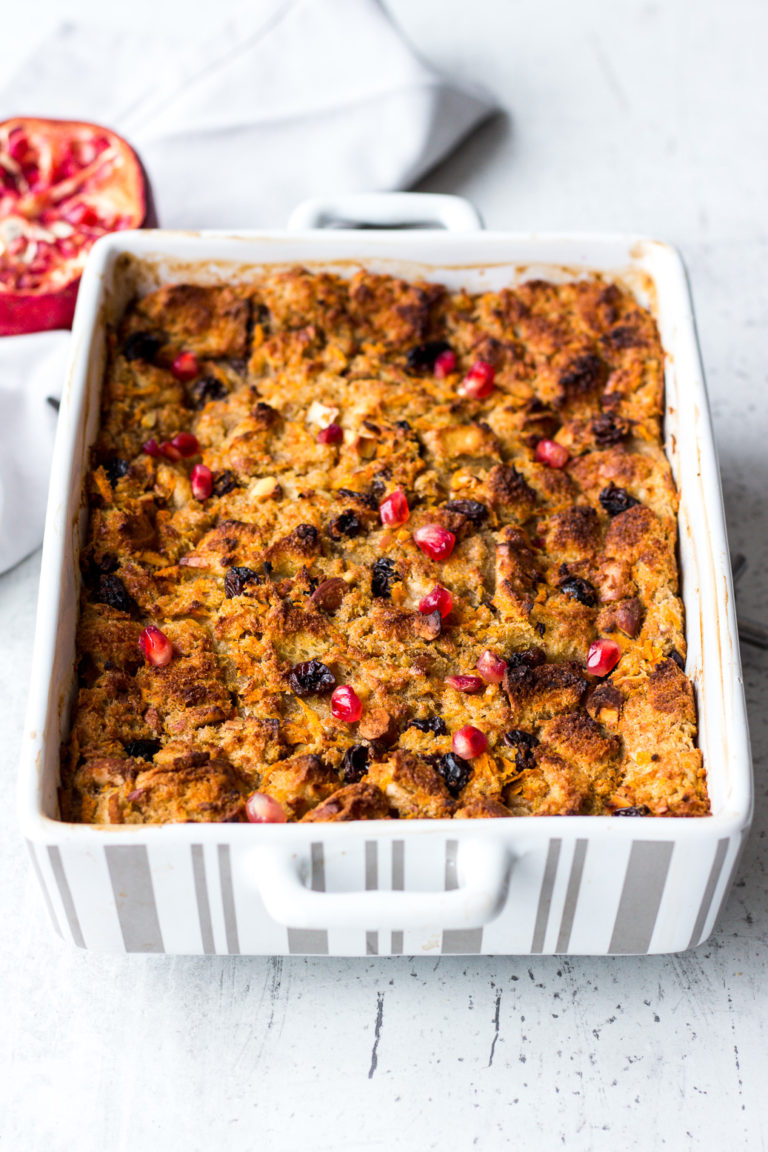 Vegan Bread Pudding | Veggie Jam English