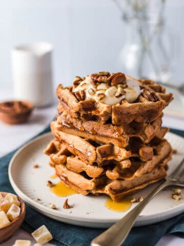 zuckerfreie waffeln vegan ohne öl